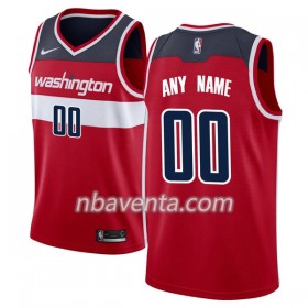 Camiseta Hombre Washington Wizards Personalizadas Nike 2017-18 Rojo Swingman
